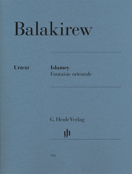 Islamey Fantasie Orientale de Mili Aleksejevitsj Balakirev, Livre pour piano