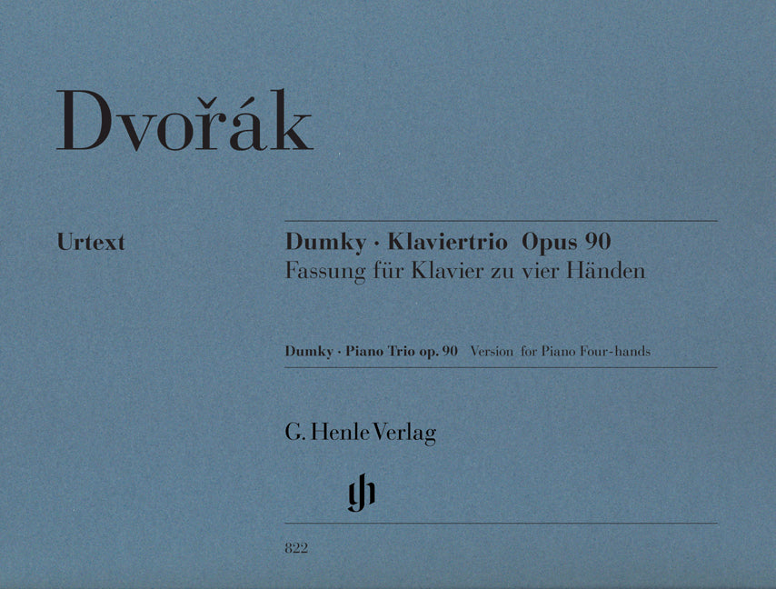 Dumky - Trio avec piano, op. 90 | Antonín Dvořák