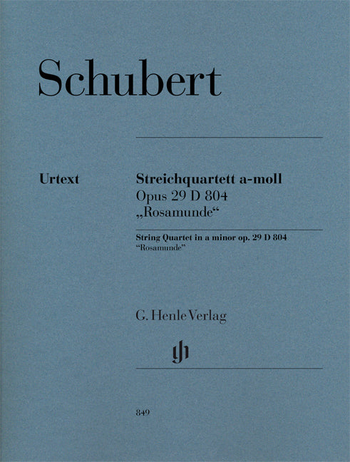 Quatuor à cordes en la mineur, op. 29, D. 804 | Franz Schubert