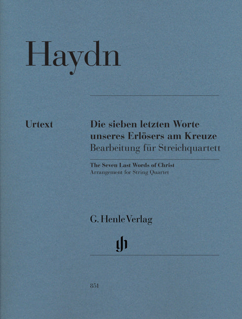 Les Sept Dernières Paroles du Christ, Hob. XX/1B | Franz Joseph Haydn