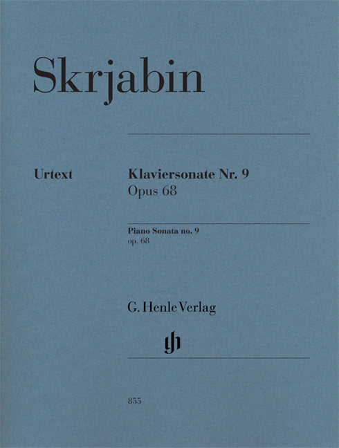 Sonate pour piano n° 9, op. 68 - Urtext Henle | Alexander Scriabin