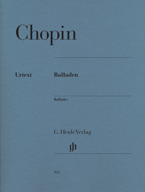 Ballades | Frédéric Chopin | Piano | Livre | HN 862