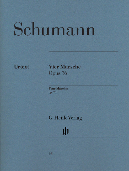 Quatre marches, op. 76 - Urtext | Robert Schumann | Piano