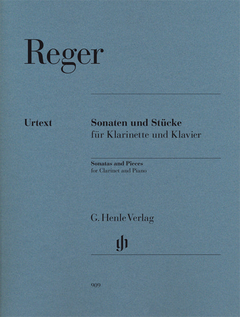 Sonates et pièces pour clarinette et piano | Max Reger