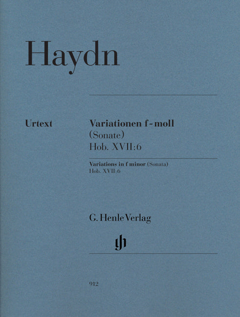 Variations en fa mineur | Franz Joseph Haydn | Piano