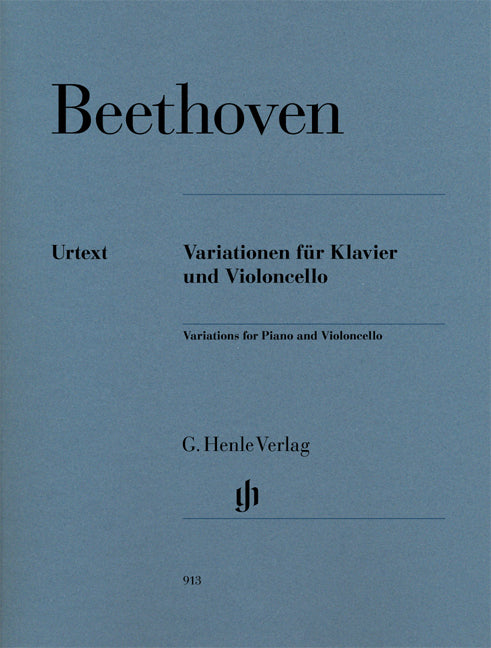 Variations pour piano et violoncelle - Urtext | Ludwig van Beethoven