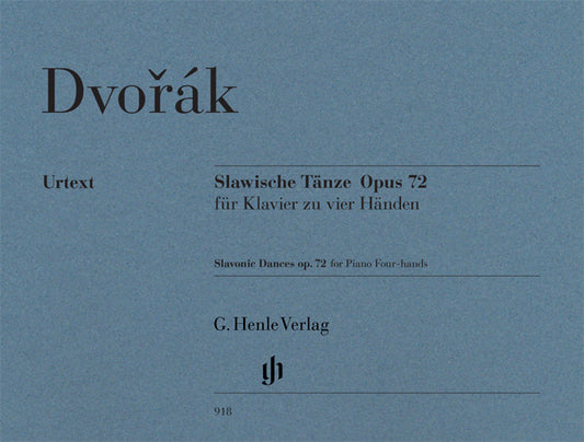 Danses slaves, op. 72, pour piano à quatre mains | Antonín Dvořák