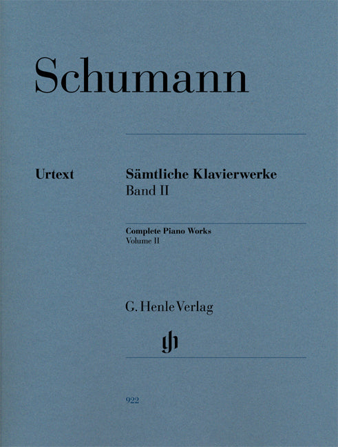 Œuvres complètes pour piano - Volume 2 | Robert Schumann | Piano | Livre