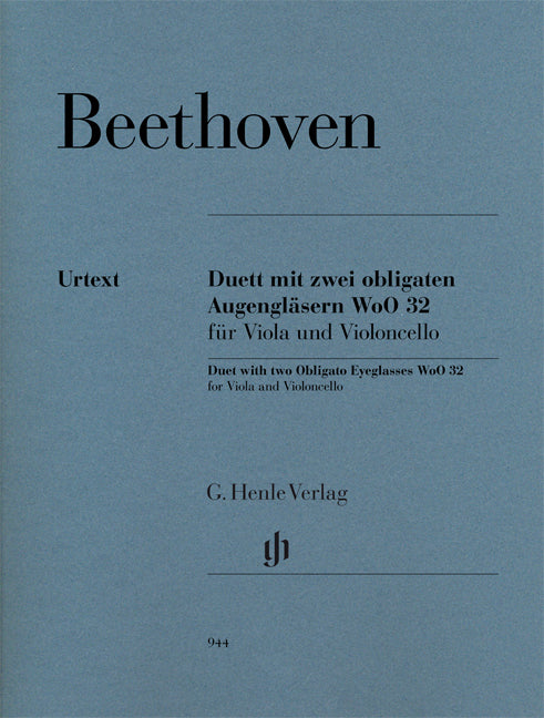 Duo avec deux lorgnons obligés | Ludwig van Beethoven | Alto
