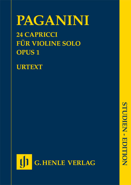 24 Capricci pour violon seul, opus 1 | Niccolò Paganini