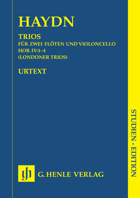 Trios pour deux flûtes et violoncelle - Trios de Londres | Franz Joseph Haydn