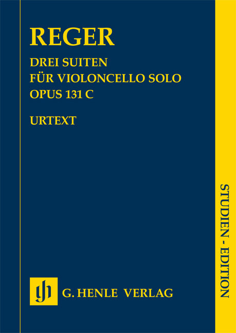 Trois suites, op. 131c, pour violoncelle seul | Max Reger