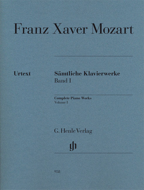 Œuvres complètes pour piano - Volume I | Franz Xaver Mozart
