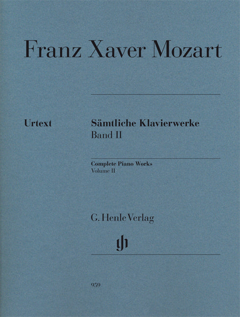 Œuvres complètes pour piano - Volume II | Franz Xaver Mozart