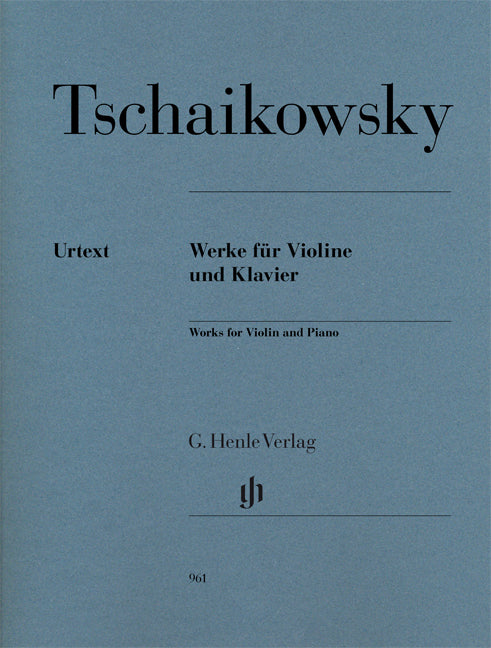 Œuvres pour violon et piano | Pyotr Ilyich Tchaikovsky