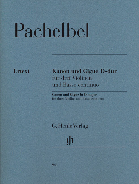 Canon et Gigue en ré majeur | Violon