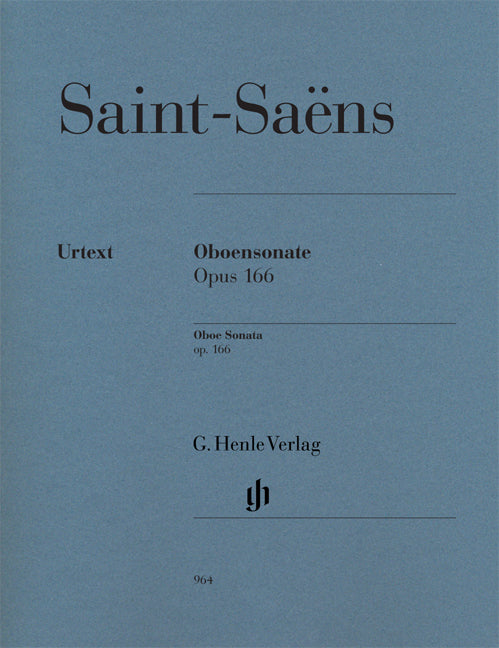Sonate pour hautbois, op. 166 | Camille Saint-Saëns