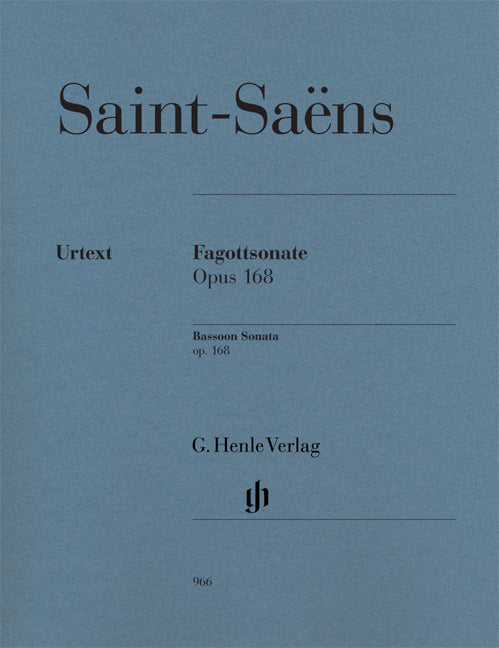 Sonate pour basson, op. 168 | Camille Saint-Saëns