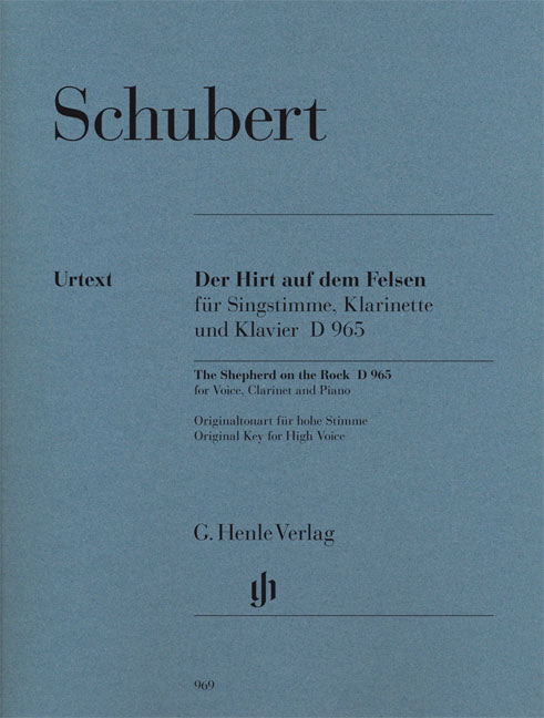 Le Pâtre sur le rocher | Franz Schubert | Voix