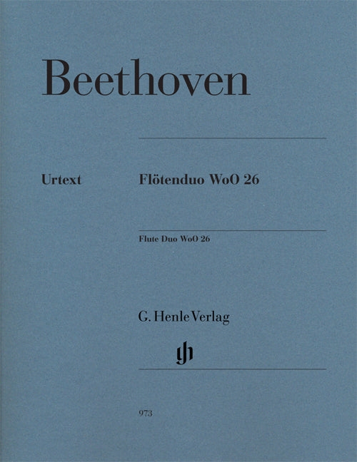 Duo pour flûtes, WoO 26 - Urtext Henle | Ludwig van Beethoven