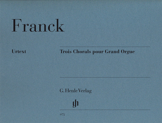 Trois Chorals pour grand orgue