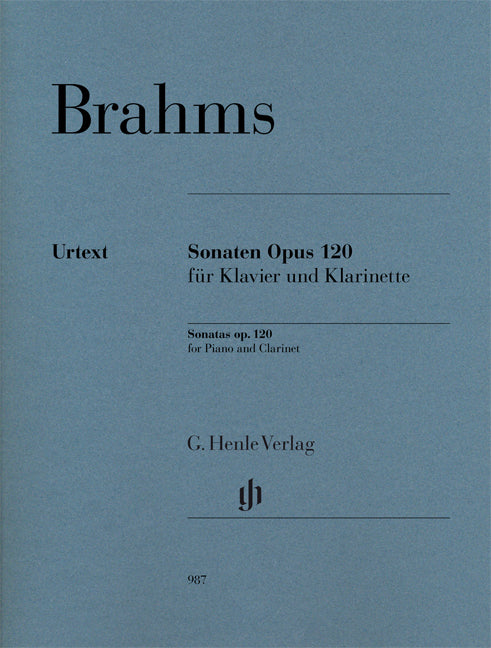 Sonates pour clarinette, op. 120 (clarinette en si bémol) | Johannes Brahms