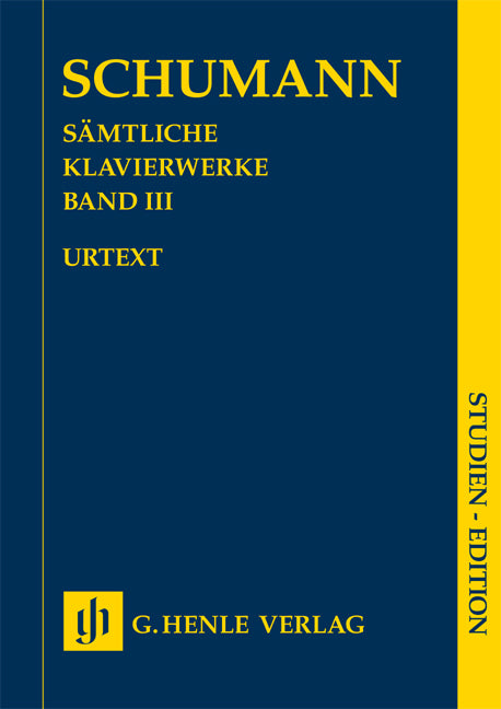 Œuvres complètes pour piano - Volume 3 | Robert Schumann | Piano | Partition d'étude