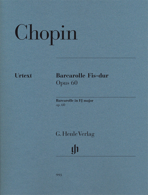 Barcarolle en fa dièse majeur, op. 60 | Frédéric Chopin