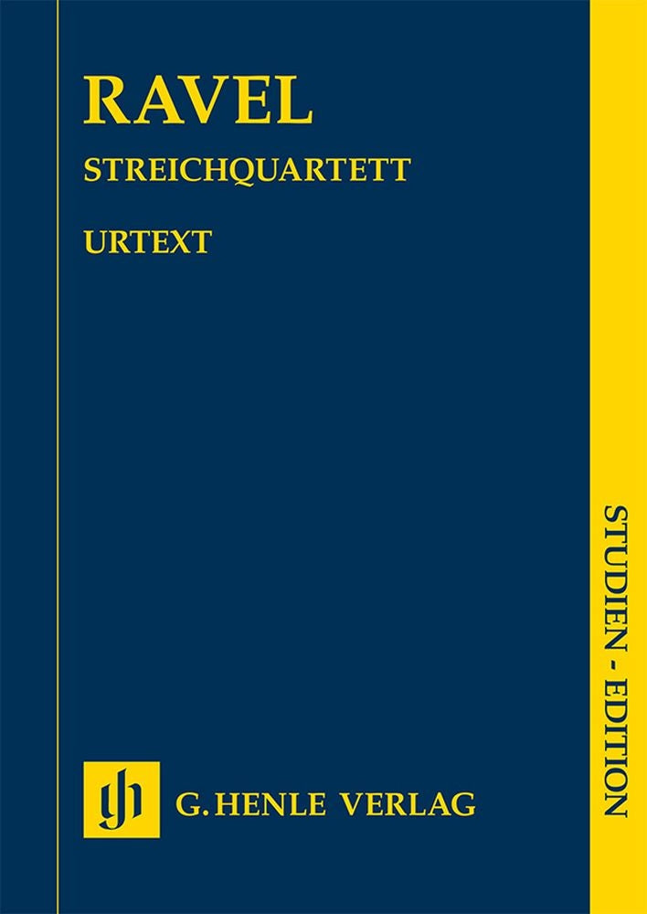Quatuor à cordes | Maurice Ravel | Quatuor à cordes | Partition d'étude