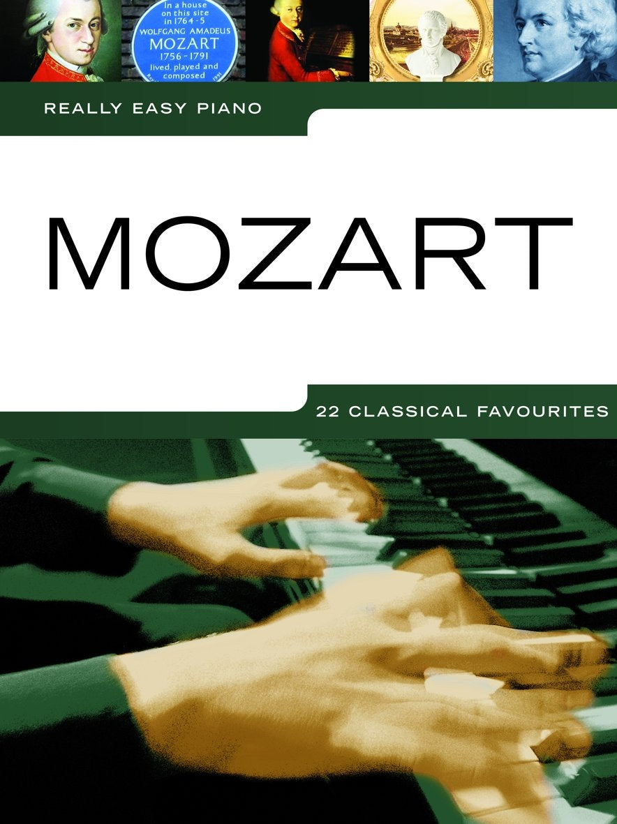 Really Easy Piano: Mozart de Wolfgang Amadeus Mozart, Livre pour piano