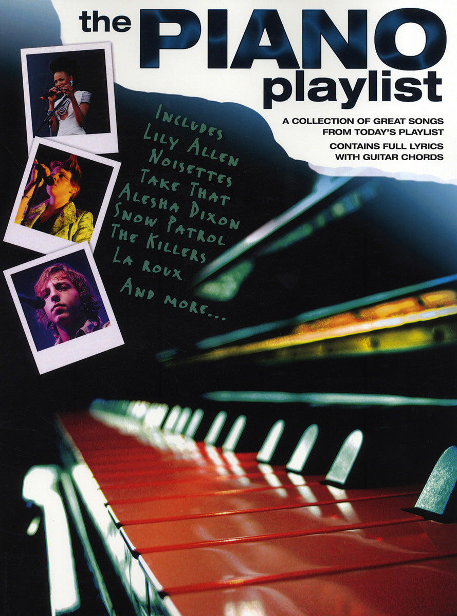 The Piano Playlist, Livre pour piano et Chant et Guitare