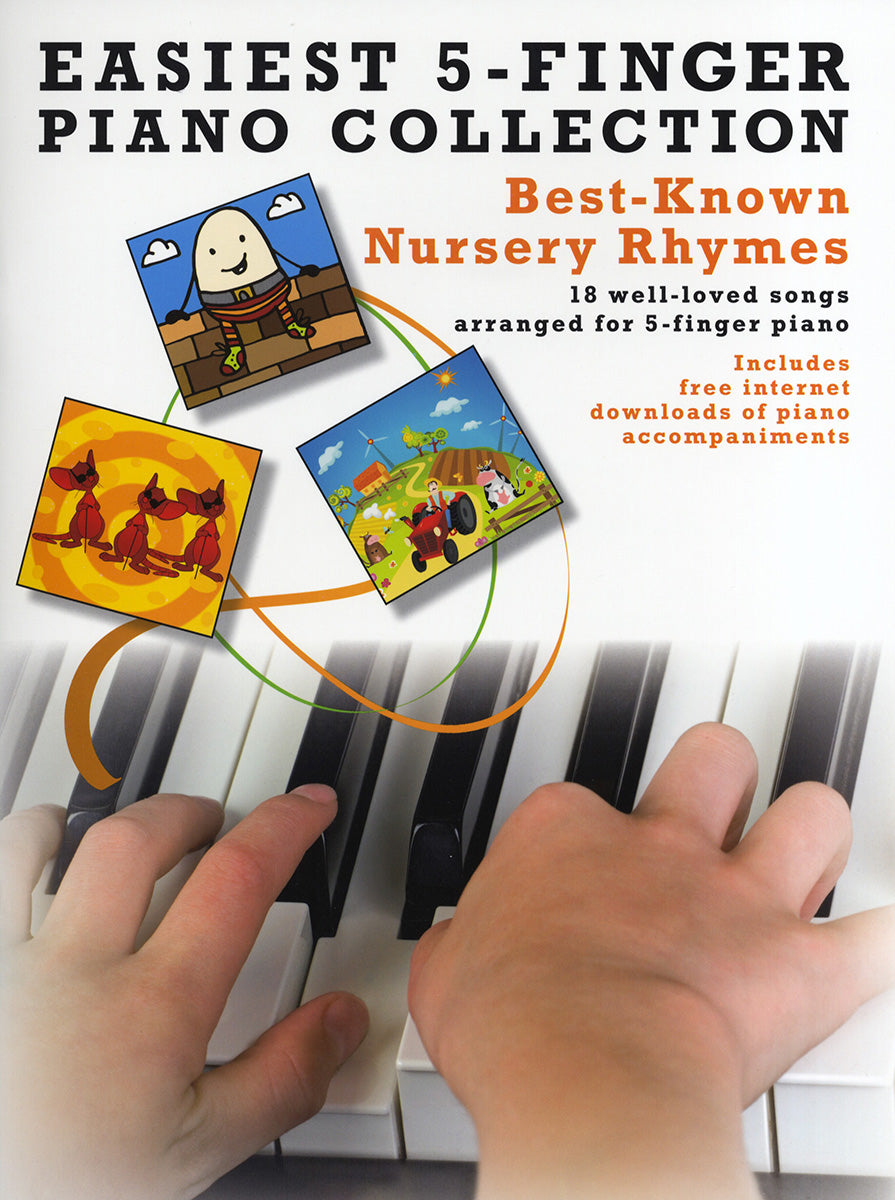Easiest 5-Finger Piano Collection: Nursery Rhymes, Livre pour piano