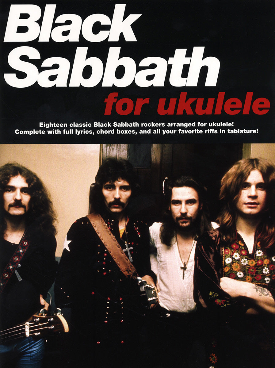 Black Sabbath For Ukulele, Livre pour ukulélé