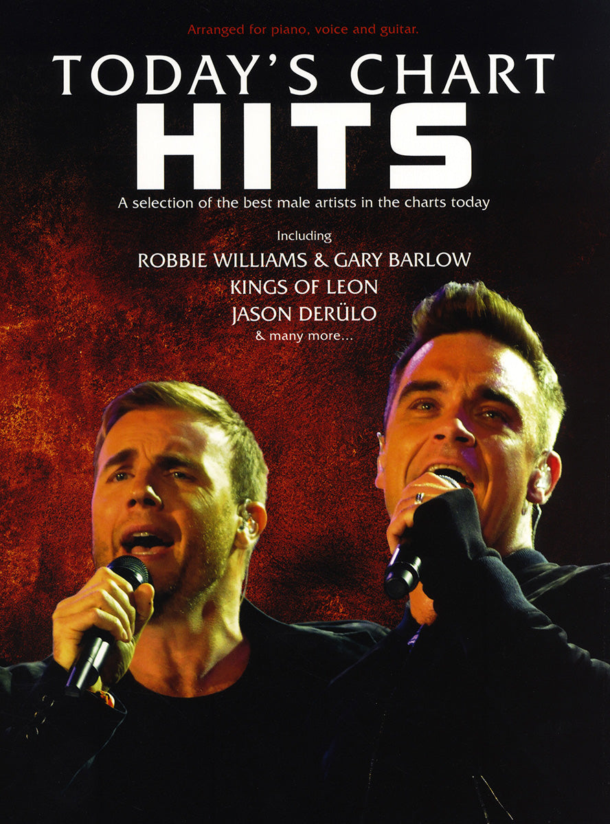 Today's Chart Hits, Livre pour piano et Chant et Guitare