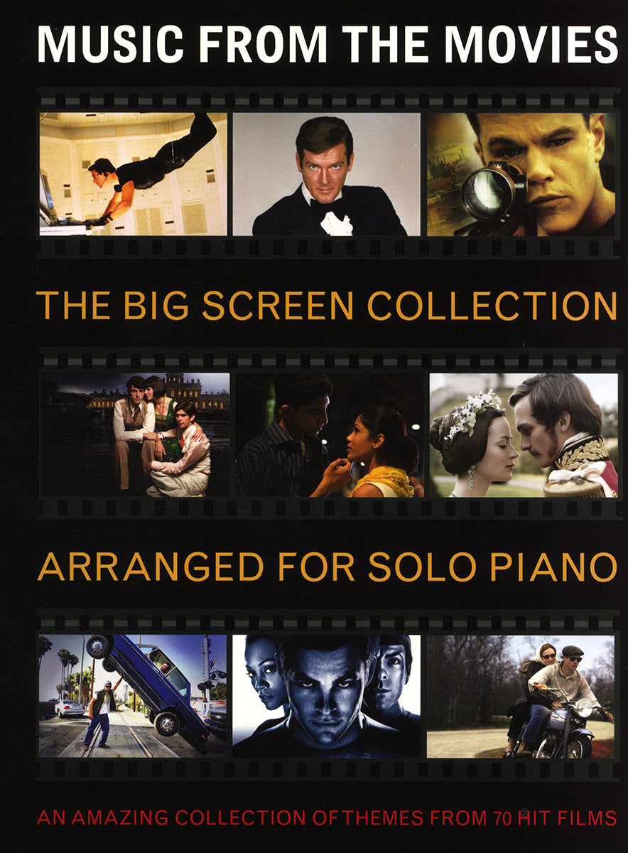 Music From The Movies Big Screen, Livre pour piano