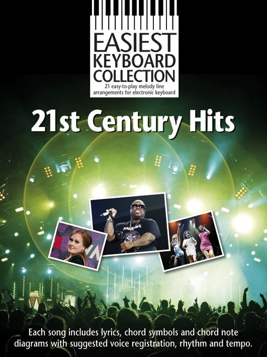 Easiest Keyboard Collection: 21st Century Hits, Livre pour clavier