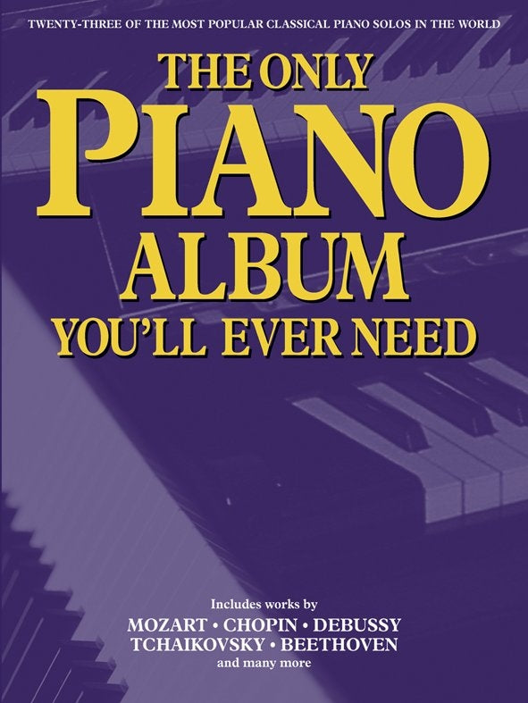 The Only Piano Album You'll Ever Need, Livre pour piano
