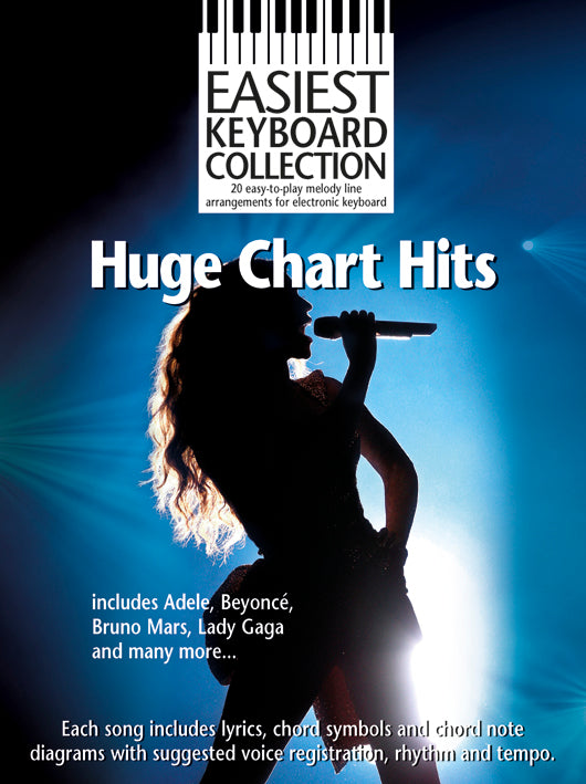 Easiest Keyboard Collection: Huge Chart Hits, Livre pour clavier