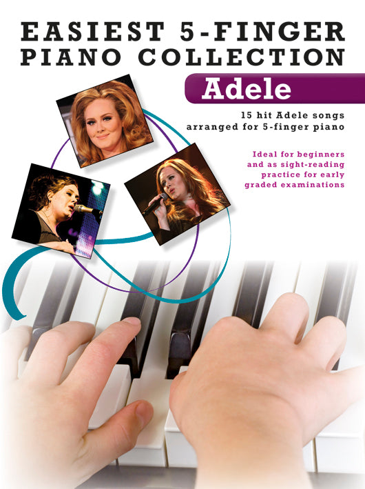 Easiest 5-Finger Piano Collection: Adele, Livre pour piano