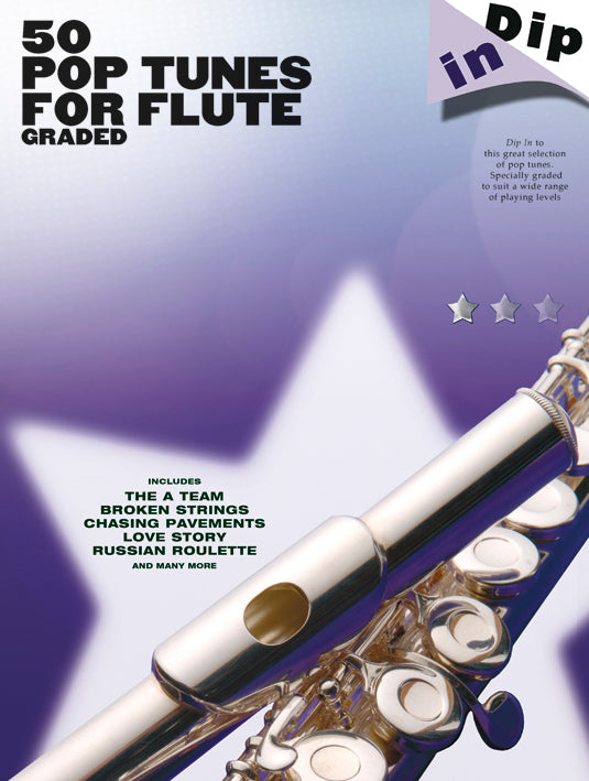 Dip In 50 Pop Tunes for Flute, Livre pour flûte