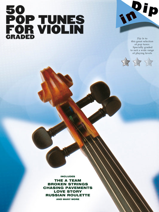 Dip In 50 Pop Tunes for Violin, Livre pour violon