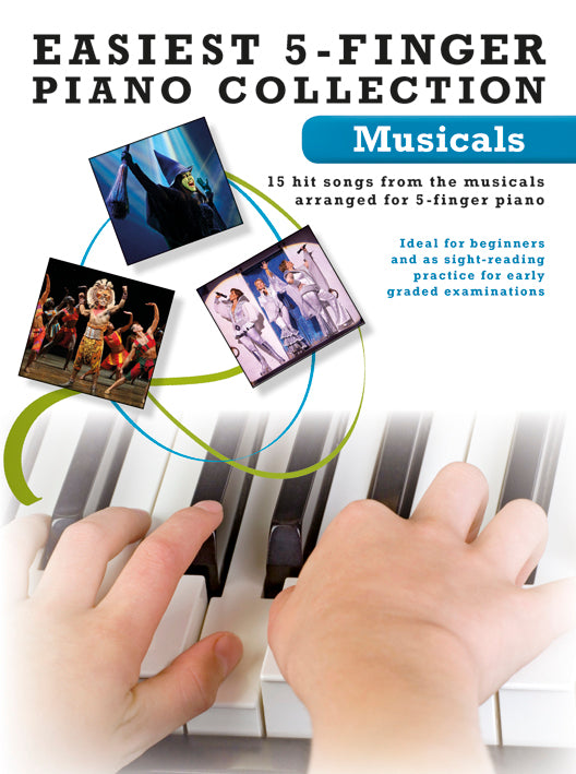 Easiest 5-Finger Piano Collection: Musicals, Livre pour piano
