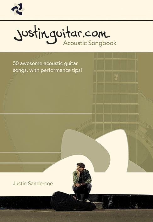 The Justinguitar.com Acoustic Songbook, Livre pour guitar TAB