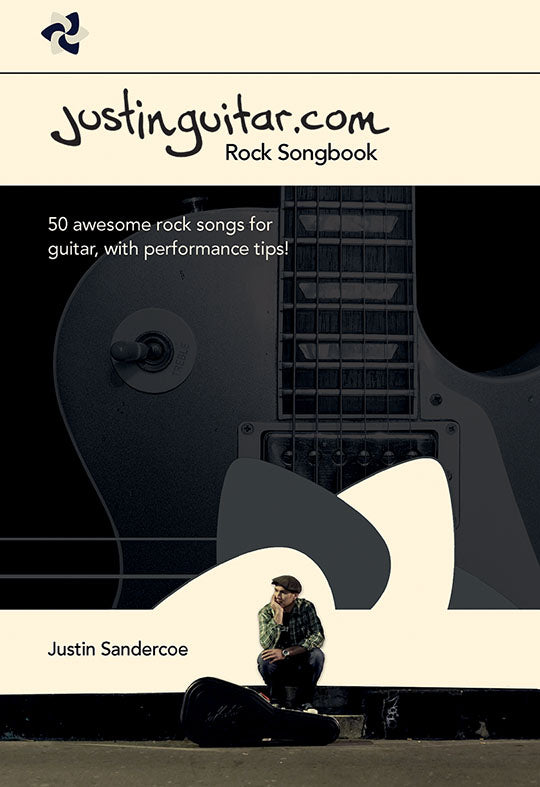 The Justinguitar.com Rock Songbook, Livre pour lyrics et Chords
