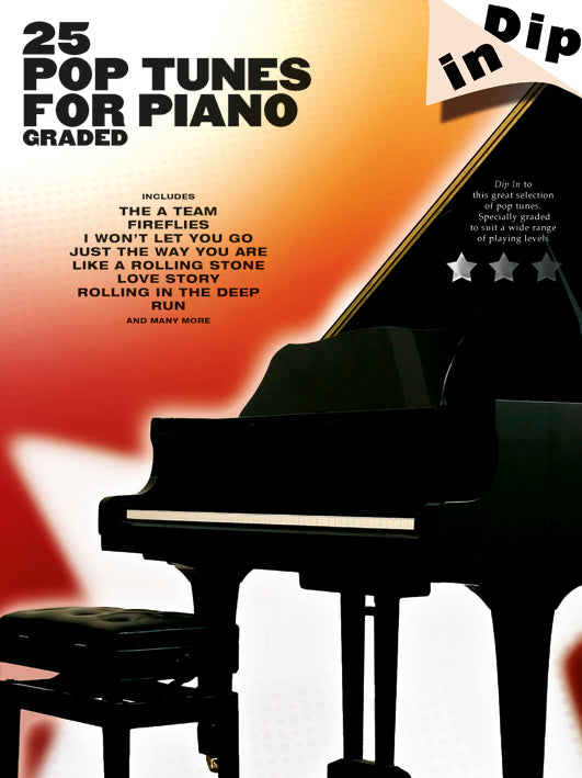 Dip In 25 Pop Tunes for Piano, Livre pour piano