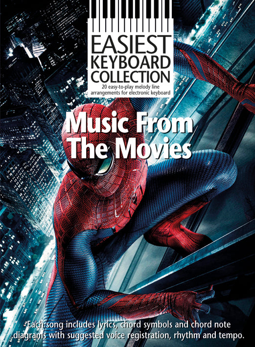 Easiest Keyboard Collection: Music From The Movies, Livre pour clavier