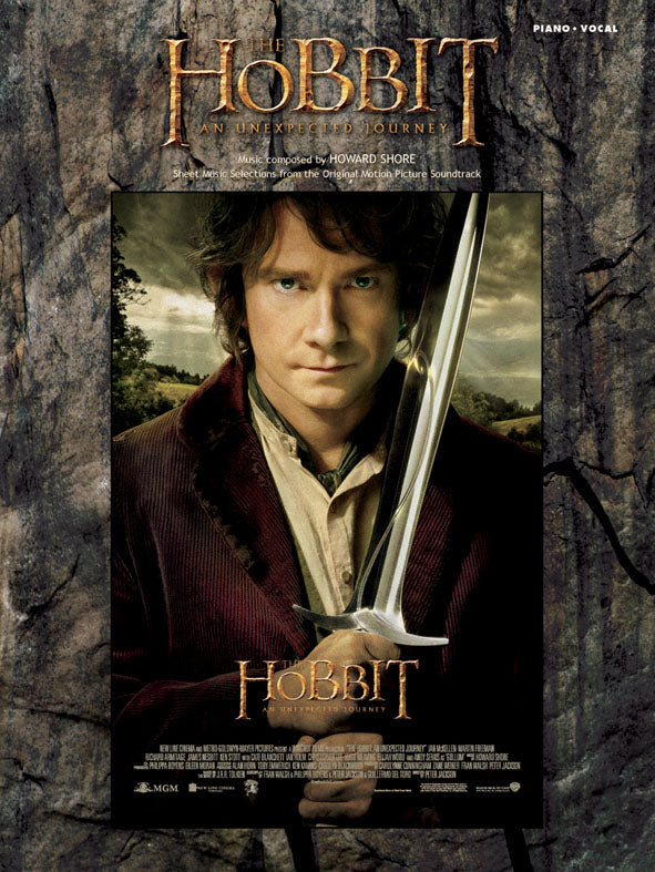 The Hobbit: An Unexpected Journey de Howard Shore, Livre pour voix et Piano