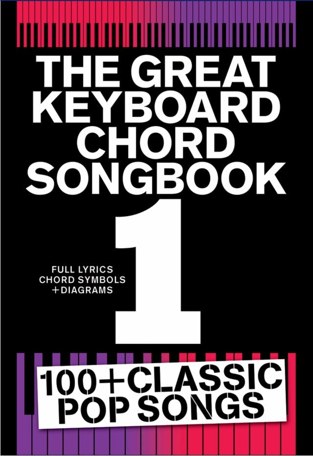 The Great Keyboard Chord Songbook 1, Livre pour clavier