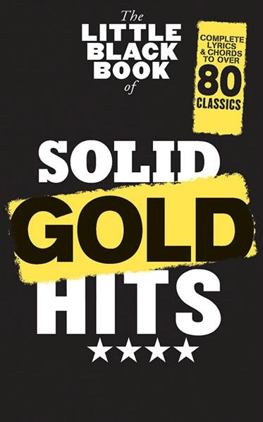 The Little Black Book Of Solid Gold Hits, Livre pour lyrics et Chords