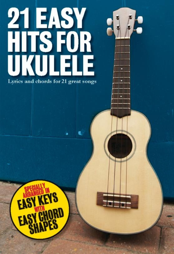 21 Easy Hits For Ukulele, Livre pour ukulélé
